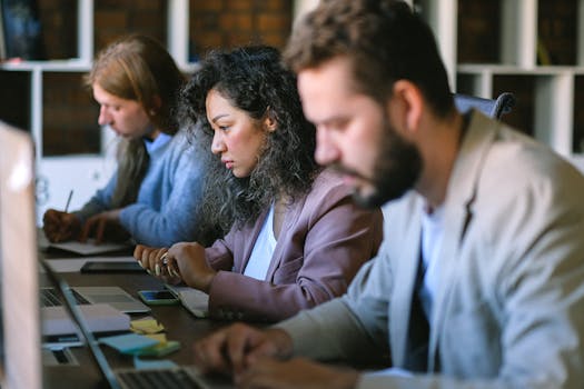 A team collaborating on a project using cloud-based tools