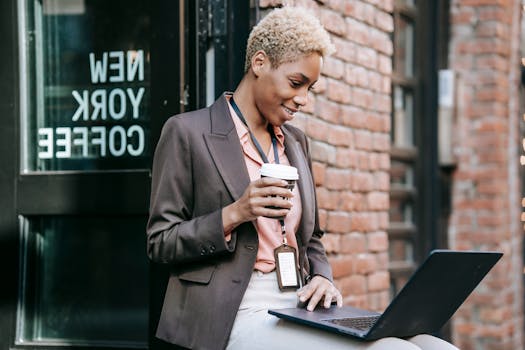 image of a remote worker using proper ergonomics