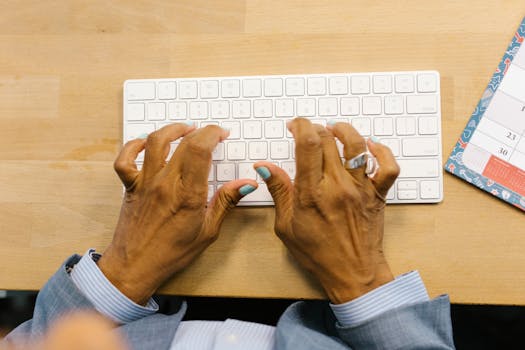 person using a calendar to manage tasks