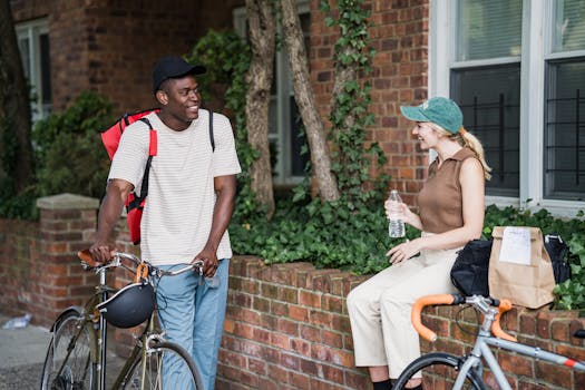 image of a person enjoying a break outside