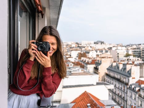 image of a person taking a break outdoors