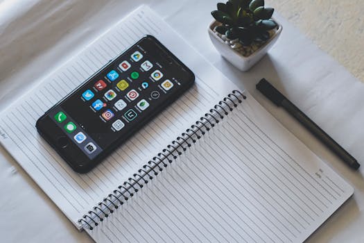 illustration of productivity apps