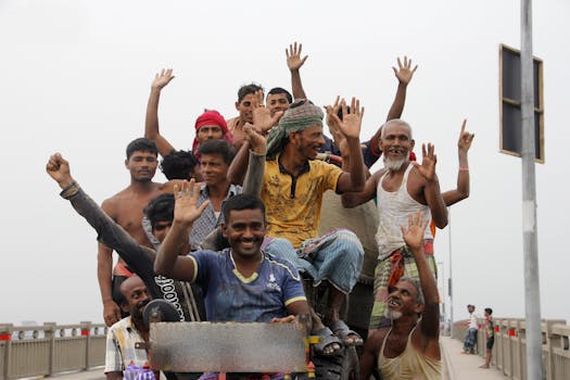 group of happy remote workers celebrating