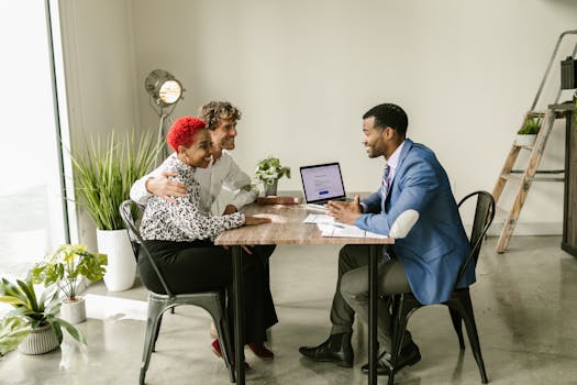 team collaboration in a sunny office