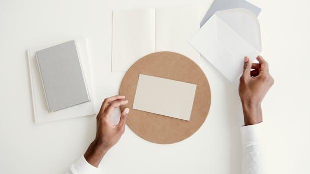 A person organizing their workspace for better productivity